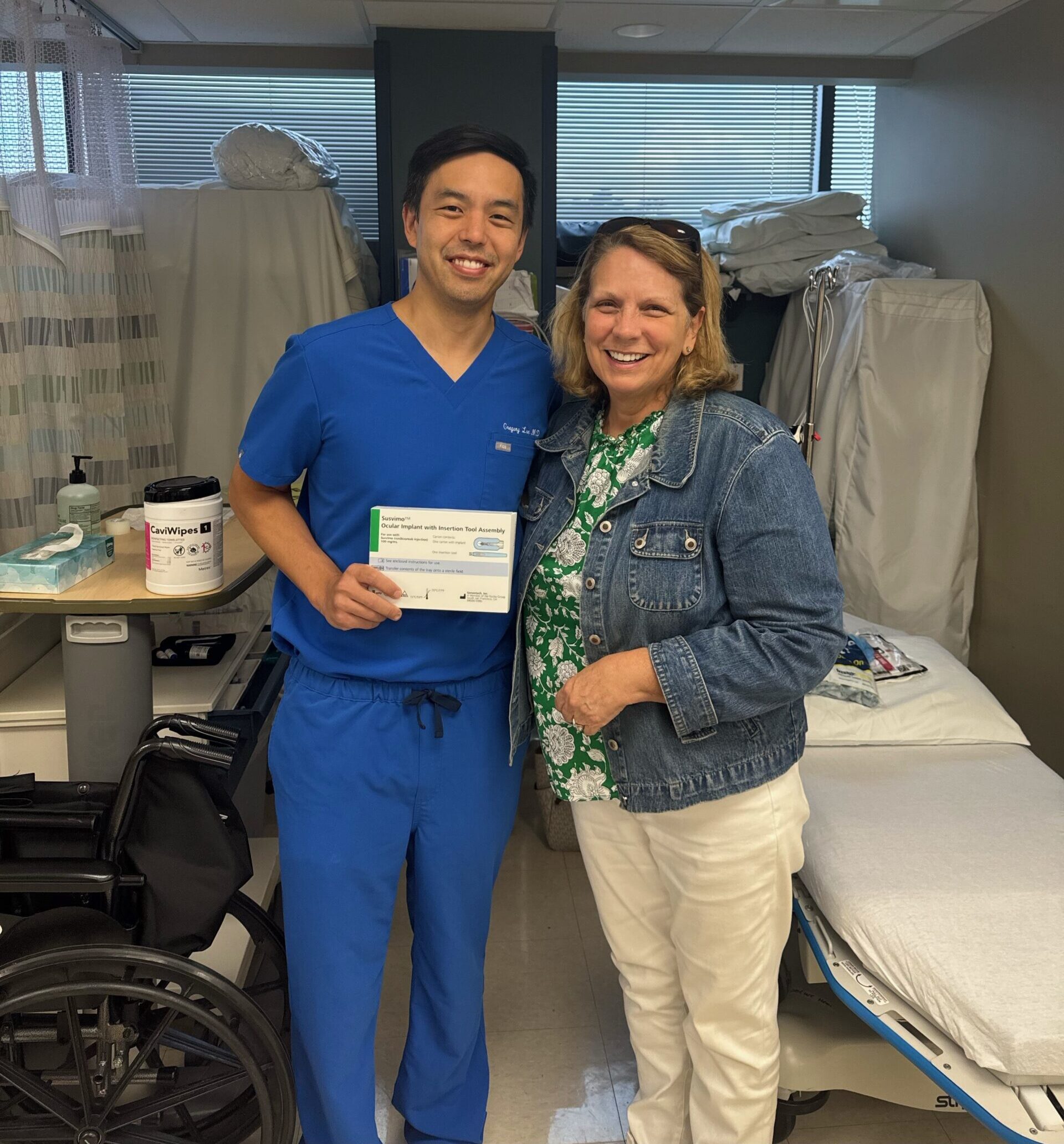 Dr. Gregory Lee Among the First in to Use SUSVIMO for Wet AMD